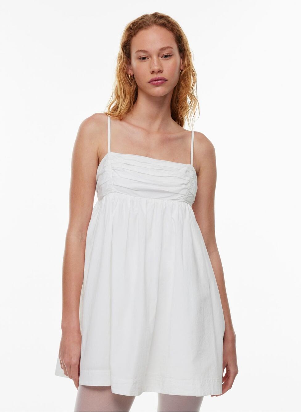 NWT Aritzia Sunday Best Proof Babydoll Mini Dress in White Size XL